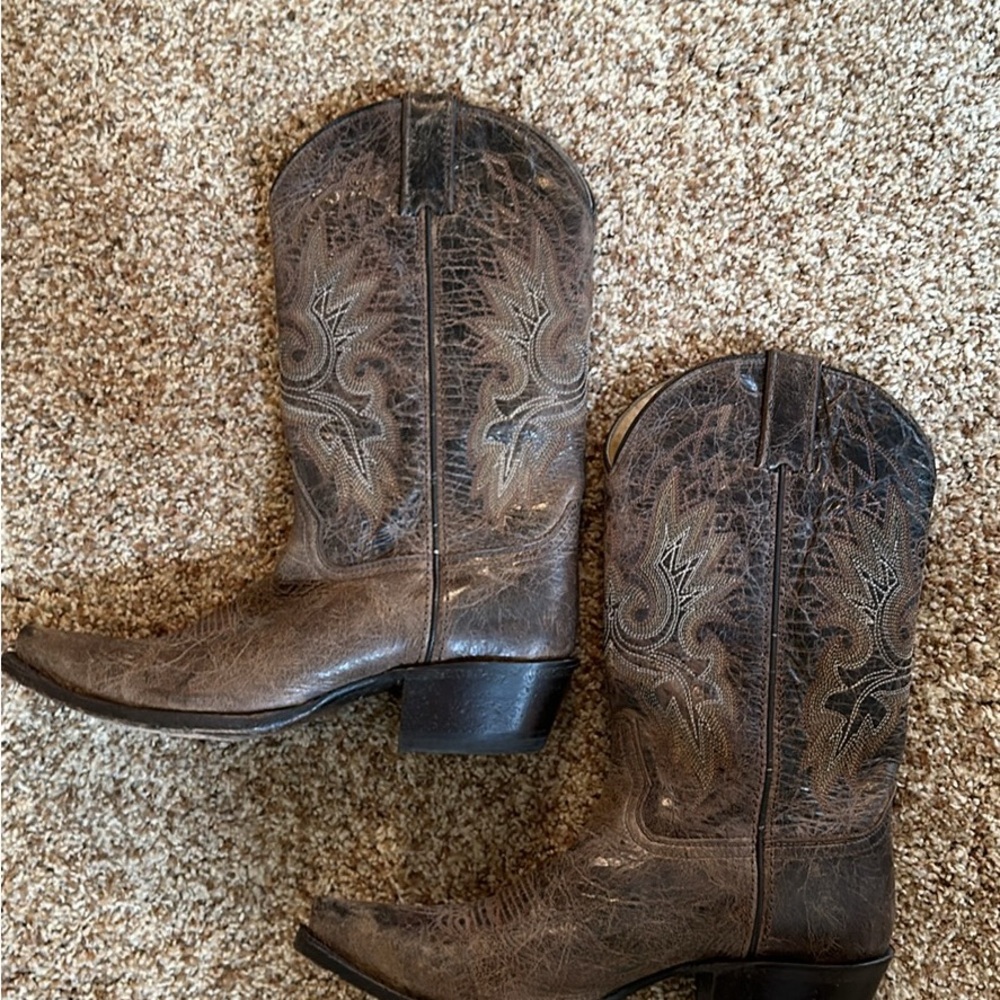 Brown Western Cowboy Boots